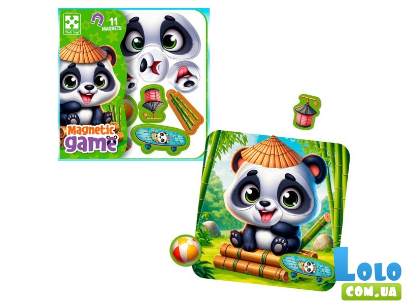Магнитная игра Эмоции Пандочки, Vladi Toys