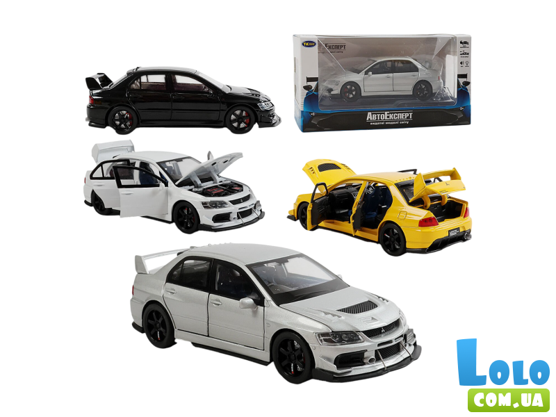 Машина металлическая Mitsubishi Lancer, АвтоЕксперт (в ассортименте)