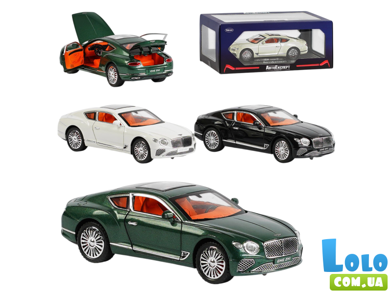 Машина металлическая Bentley Continental, АвтоЕксперт (в ассортименте)