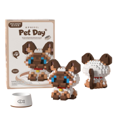 Конструктор Сиамская кошка (K219), 285 дет.