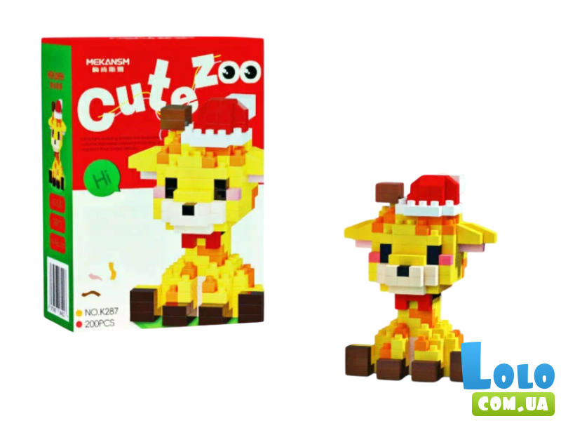 Конструктор Жираф (K287), 200 дет.