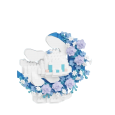 Конструктор Белый пес на цветочной луне (8974), 469 дет.