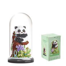 Конструктор в колбе Панда обнимает дерево (P1279), 1083 дет.