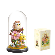 Конструктор в колбе Сова в саду (P1280), 1123 дет.