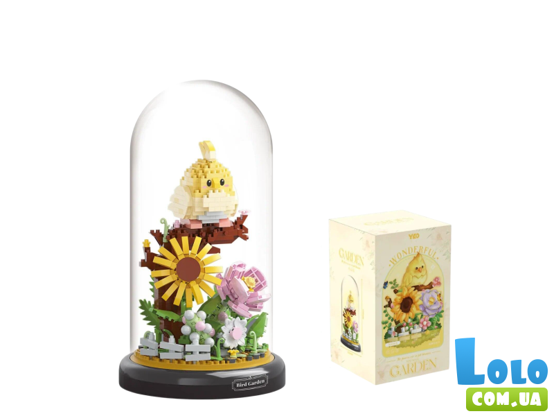 Конструктор в колбе Птичка в саду (P1281), 958 дет.