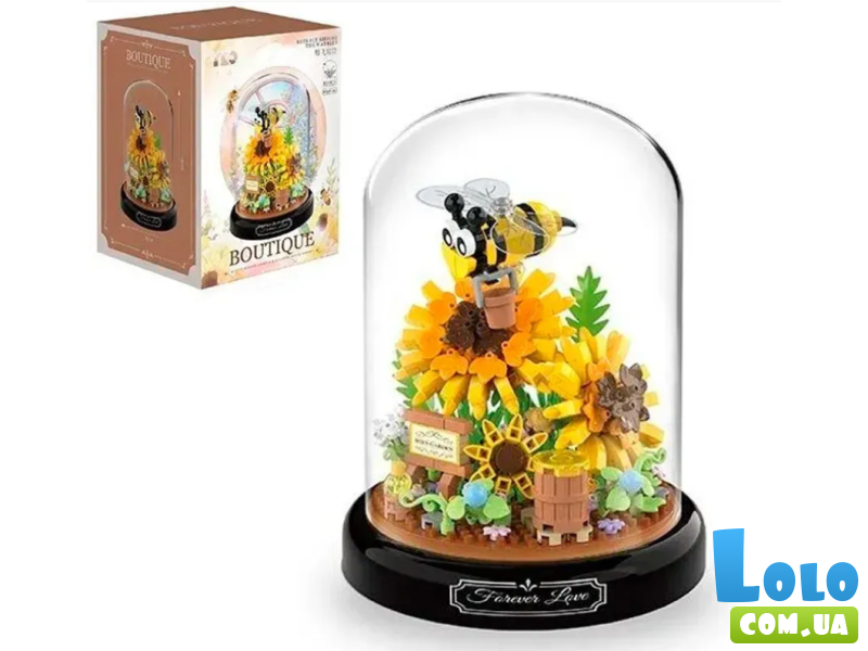 Конструктор в колбе Пчела на подсолнечнике (P2280), 548 дет.