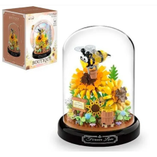 Конструктор в колбе Пчела на подсолнечнике (P2280), 548 дет.