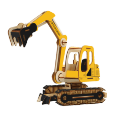 Деревянный пазл Экскаватор, 121 эл.