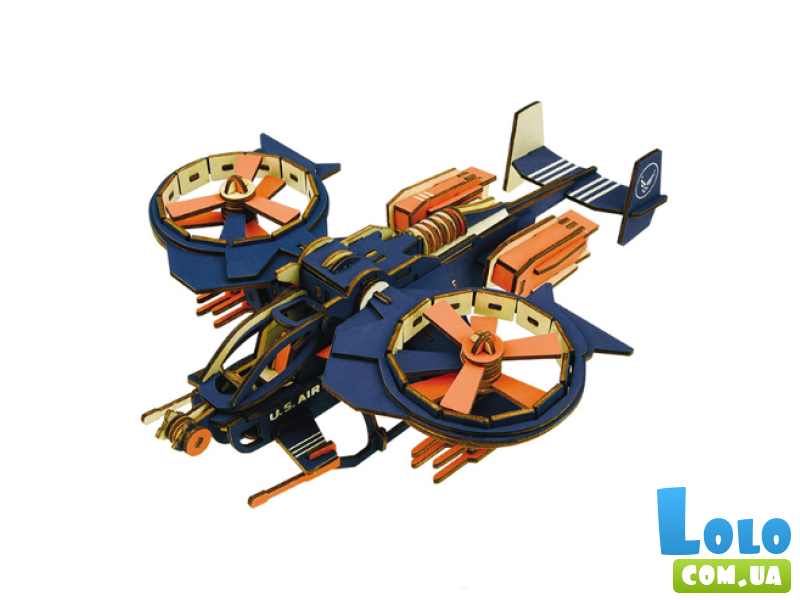 Деревянный пазл Вертолет, 189 эл.