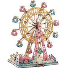 Деревянный 3D пазл Колесо обозрения (204 эл.)