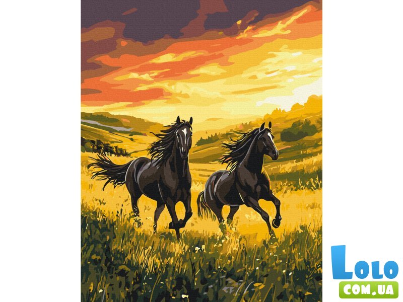 Картина по номерам Нескоростной бег, Brushme (40x50 см)