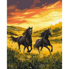 Картина по номерам Нескоростной бег, Brushme (40x50 см)