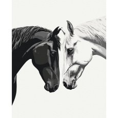 Картина по номерам Между темнотой и светом, Brushme (40x50 см)