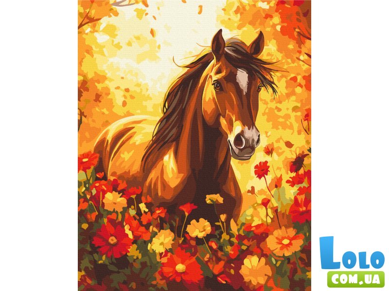 Картина по номерам Цветочная свобода, Brushme (40x50 см)