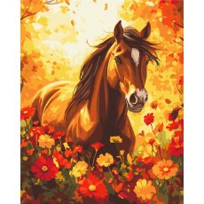 Картина по номерам Цветочная свобода, Brushme (40x50 см)