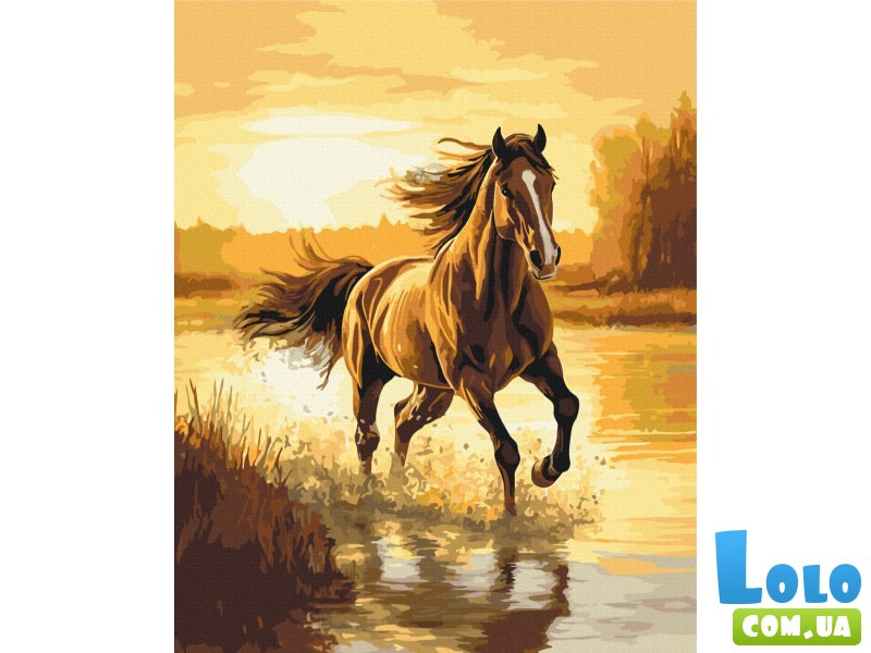 Картина по номерам Ветер в гриве, Brushme (40x50 см)