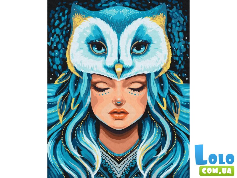 Картина по номерам Душа Совы © Карина Зимина, Brushme (40x50 см)