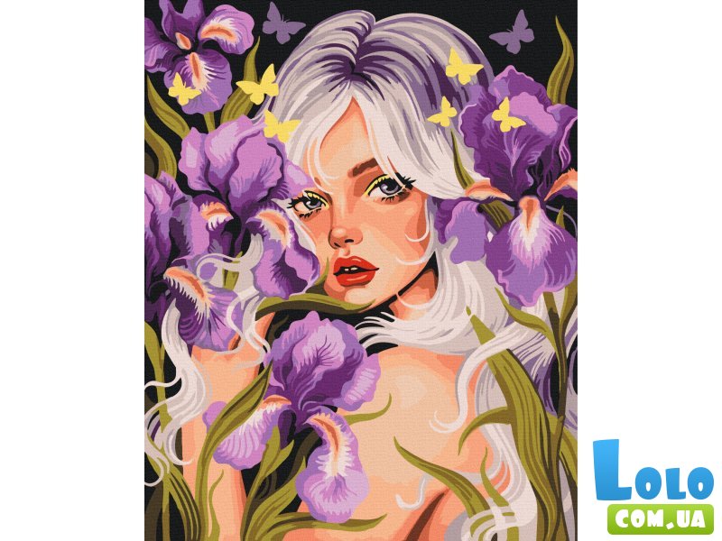 Картина по номерам Цветочная мольфарка © Карина Зимина, Brushme (40x50 см)