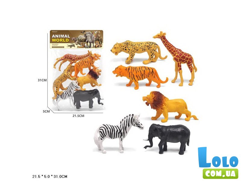 Набор фигурок Дикие животные