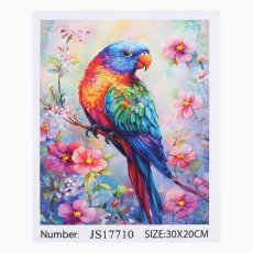 Алмазная мозаика Красочный попугай, TK Group (20х30 см)