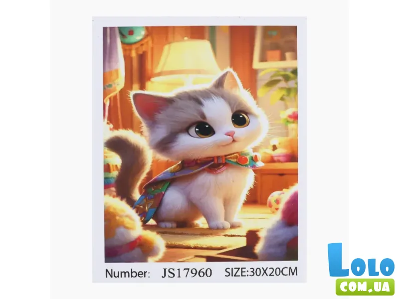 Алмазная мозаика Волшебный котенок, TK Group (20х30 см)