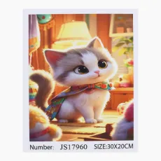 Алмазная мозаика Волшебный котенок, TK Group (20х30 см)