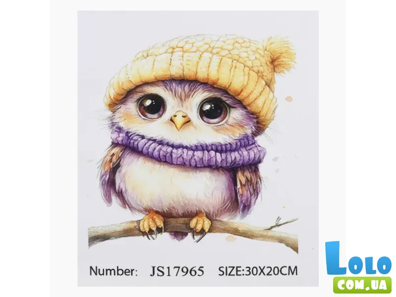Алмазная мозаика Совенок, TK Group (20х30 см)