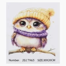 Алмазная мозаика Совенок, TK Group (20х30 см)