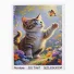 Алмазная мозаика Котенок и бабочка, TK Group (20х30 см)