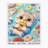 Алмазная мозаика Котенок со сладостями, TK Group (20х30 см)