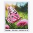 Алмазная мозаика Розовая бабочка, TK Group (20х30 см)