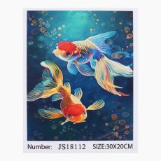 Алмазная мозаика Рыбы, TK Group (20х30 см)