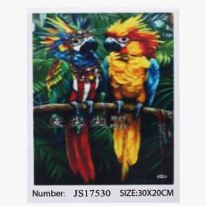 Алмазная мозаика Волнистые попугаи, TK Group (20х30 см)