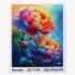 Алмазная мозаика Разноцветные пионы, TK Group (20х30 см)
