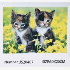 Алмазная мозаика Котики, TK Group (20х30 см)