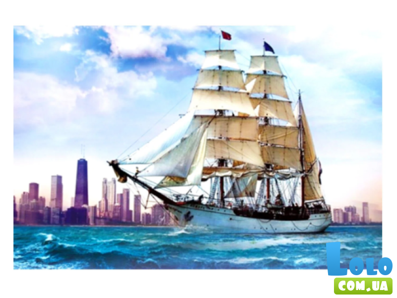 Алмазная мозаика Корабль, TK Group (20х30 см)