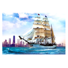 Алмазная мозаика Корабль, TK Group (20х30 см)