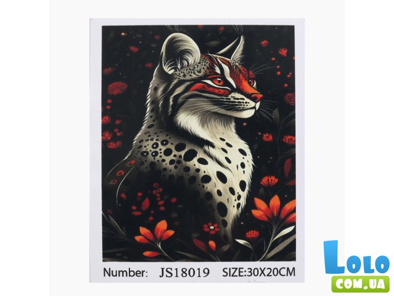 Алмазная мозаика Рысь, TK Group (20х30 см)