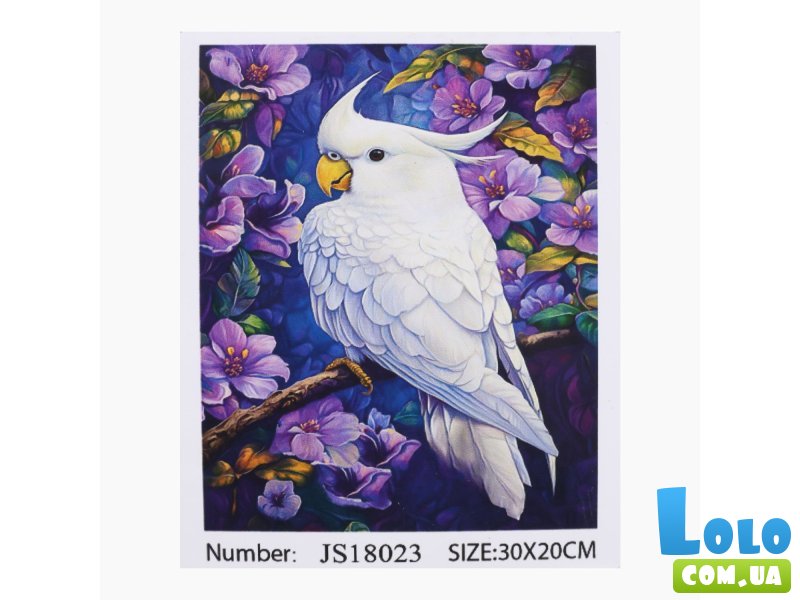 Алмазная мозаика Попугай, TK Group (20х30 см)