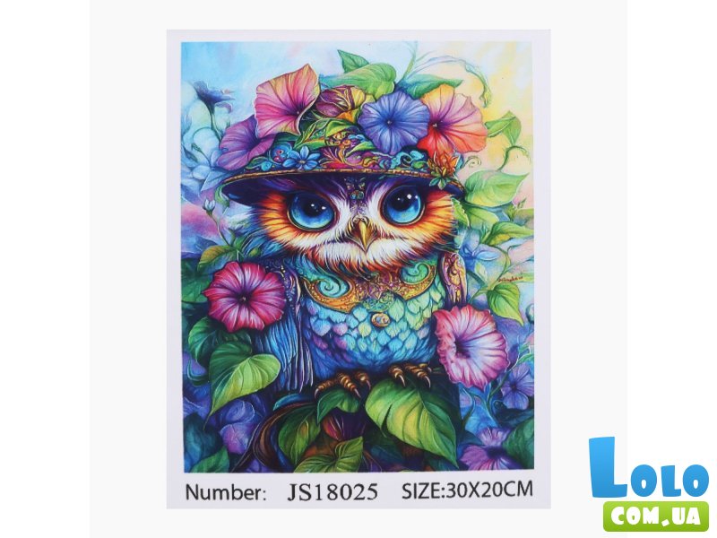 Алмазная мозаика Сова, TK Group (20х30 см)