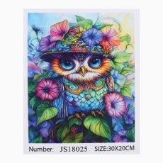 Алмазная мозаика Сова, TK Group (20х30 см)