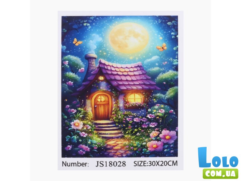 Алмазная мозаика Сказочный домик, TK Group (20х30 см)