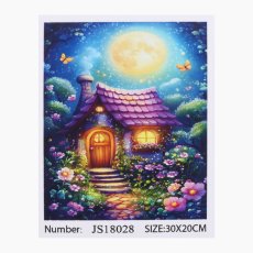 Алмазная мозаика Сказочный домик, TK Group (20х30 см)