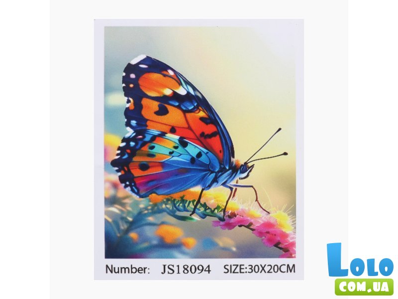 Алмазная мозаика Бабочка, TK Group (20х30 см)