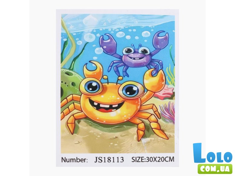 Алмазная мозаика Крабы, TK Group (20х30 см)