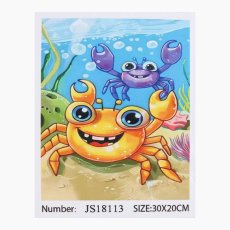 Алмазная мозаика Крабы, TK Group (20х30 см)