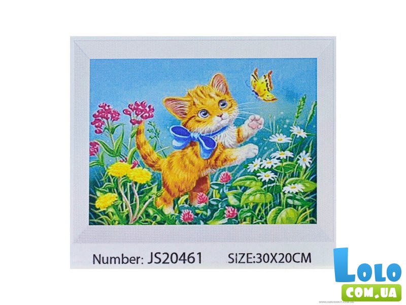 Алмазная мозаика Рыжий котенок, TK Group (30х20 см)