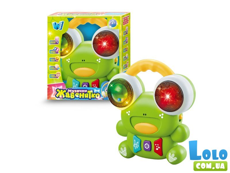 Музыкальная игрушка Лягушонок, WToys