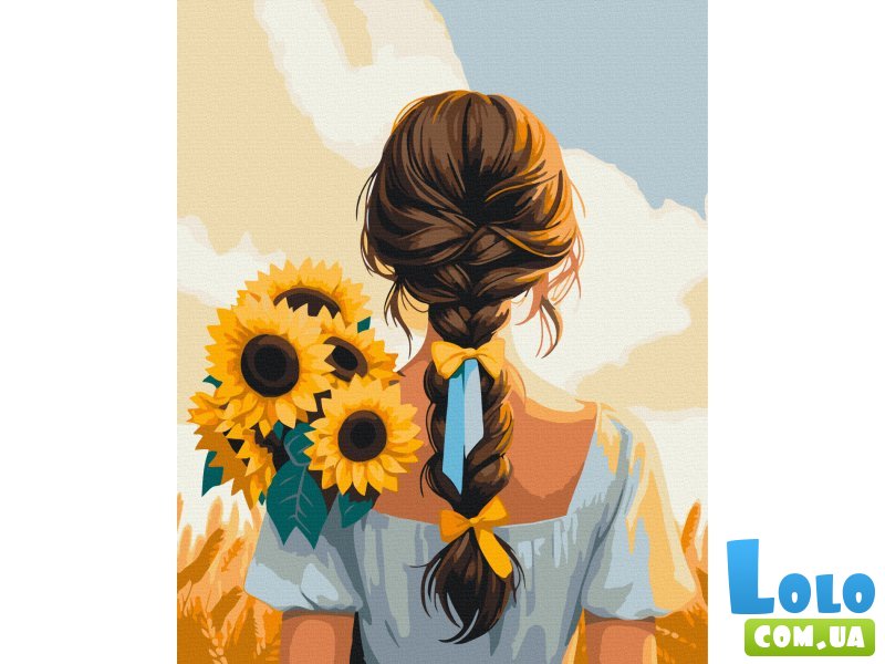 Картина по номерам Золото Украины ©Анна Грицюк, Brushme (40х50 см)