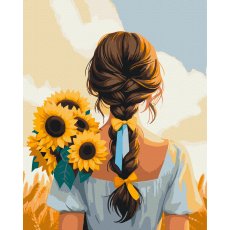 Картина по номерам Золото Украины ©Анна Грицюк, Brushme (40х50 см)